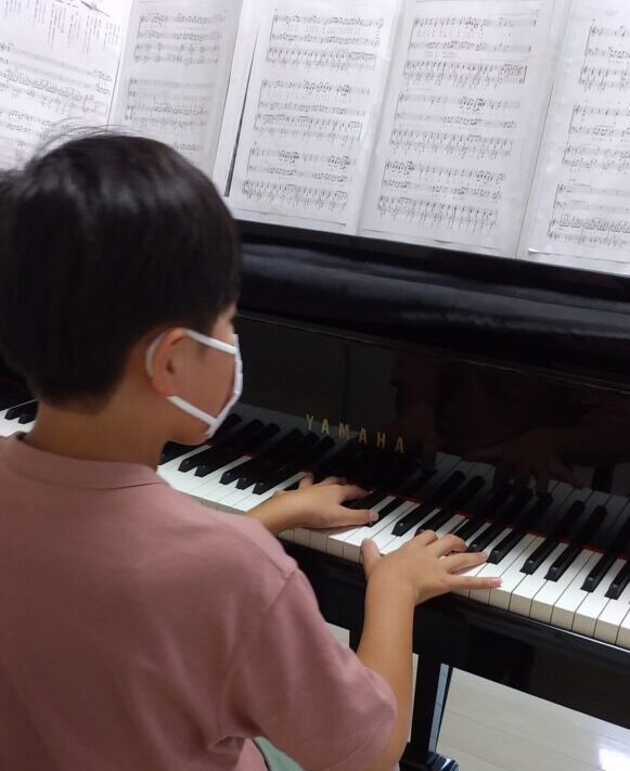 リトミックの生徒さん合唱コンクール伴奏